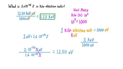 kelvin to electron volts